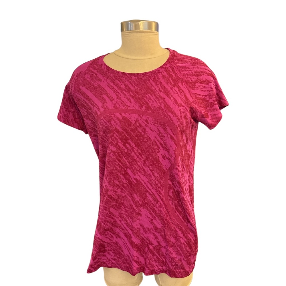 lululemon athletica Magenta Short Sleeve Tee swiftly women’s 12